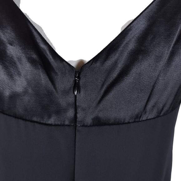 Vintage Dark Bridgerton Black Formal Dress 90s Rhapsody Collection Cowl Neck 12 - Picture 10 of 11